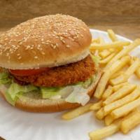 Chicken Sandwich Only · Comes w/ Mayo,Lettuce,Tomato,,Ketchup,