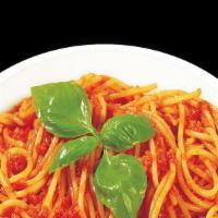 Pasta With Tomato Sauce · Fresh tomato sauce served with any choice of pasta