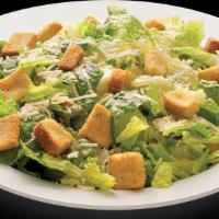 Caesar Salad · Romaine lettuce with croutons, freshly shaved parmesan cheese, and Caesar dressing.
