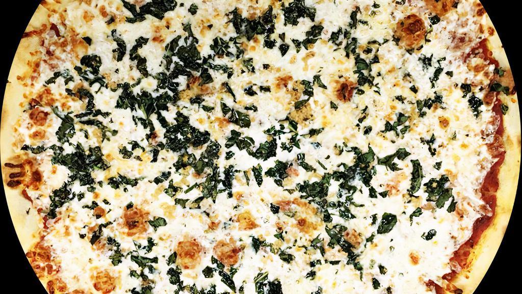 White Spinach  · Mozzarella, ricotta cheese, spinach