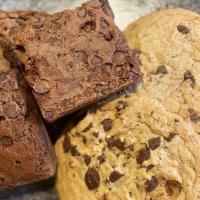 Dozen Desserts · Your choice of 12 cookies or brownies or half & half