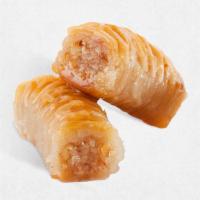 Baklava · flaky, nutty, honey-sweetened middle eastern treat
