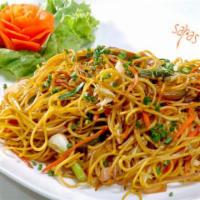 Hakka Noodles · Regular soft noodle tossed with vegs