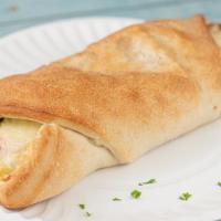 Sausage Roll · Sausage onions and peppers with Mozzarella cheeses rolled into the thin dough.