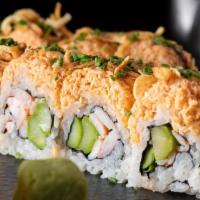 King Crab California Roll · with Avocado and Cucumber.