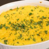 Cheese Grits (3 Flavor) · Grits made with three different cheese blends.