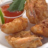 Coconut Shrimp · Served with sweet chili sauce.