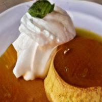 Flan I Cuban Vanilla Custard · The classic, rich, vanilla bean custard dessert with caramel topping.