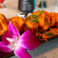 Dynamite Shrimp · Special marinated and deep fried shrimp, served with dynamite sauce.