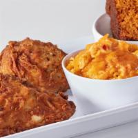 3-Piece Combo · Three pieces of our delicious Riverboat Fried Chicken with your choice of two sides.