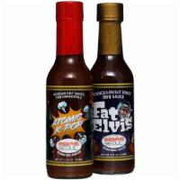 Combo Sauce Pack · One 5 oz. bottle each of our Atomic K-Pop and Fat Elvis Signature Sauces.
