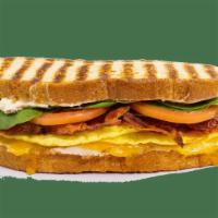 Cali Style Signature Recipes - Egg Omelet - Cali Style Cheesy Turkey And Bacon · Contains: Cheddar, Panini Bread, Veggie Cream Cheese, Meat, Tomato, Spinach, Applewood Smoke...