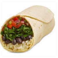 Burritos - Roasted Veggie · Contains: Lettuce, Roasted Veggies, Tortilla Burrito