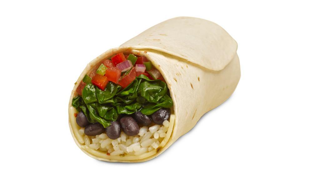 Burritos - Roasted Veggie · Contains: Lettuce, Roasted Veggies, Tortilla Burrito