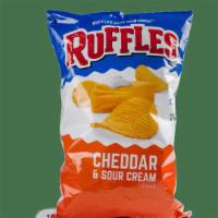 Frito Lay Ruffles Cheddar Sour Cream 8Oz · 