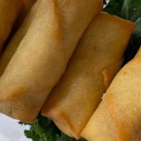 Spring Rolls · Vegetable Thai Spring Rolls with Sweet Chili Sauce