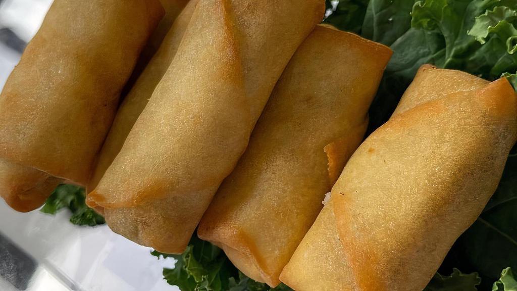 Spring Rolls · Vegetable Thai Spring Rolls with Sweet Chili Sauce