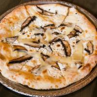 Bianco Tartufo · Rabiolo cheese, mushroom, truffle pecorino, truffle