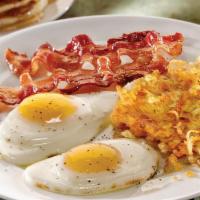 Build-A-Breakfast · Made to order. Any order. Start with two large, farm-raised eggs*, any style, (170 cal) then...