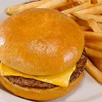 Cheeseburger · A mini cheeseburger served with choice of one side..