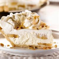 Banana Cream Pie, Slice · Loaded with hand-sliced bananas and topped with real whipped cream and chopped walnuts.. (70...