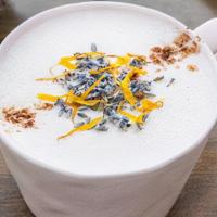 Chai Tea Latte  · Made with Almond Milk.