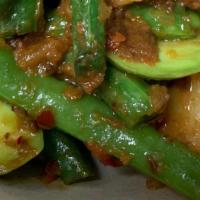 Stinky Beans · string beans, petai, shrimp, sauteed w/ housemade sambal