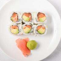 Salmon Avocado Roll · Consuming raw or undercooked seafood shellfish eggs may increase your risk of food-borne ill...