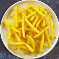French Fries · Idaho potato fries cooked until golden brown & garnished with salt.