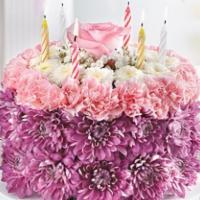 Birthday Wishes Flower Cake ™ Pastel · Exclusive no matter how you slice it, our birthday wishes flower cake will make their day! H...