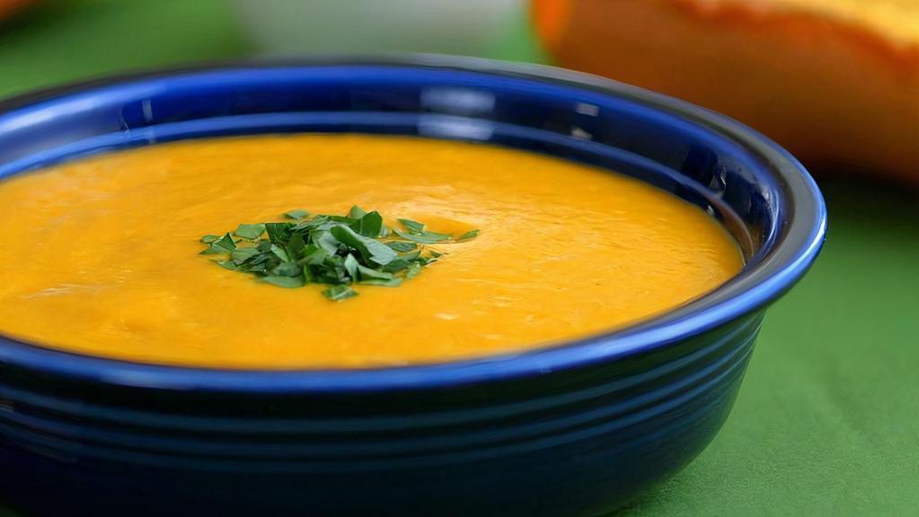 Butternut Squash Carrot Soup ( Vegan ) · A rich soup made with butternut squash, carrots, and olive oil. Great to get cozy during rainy days!