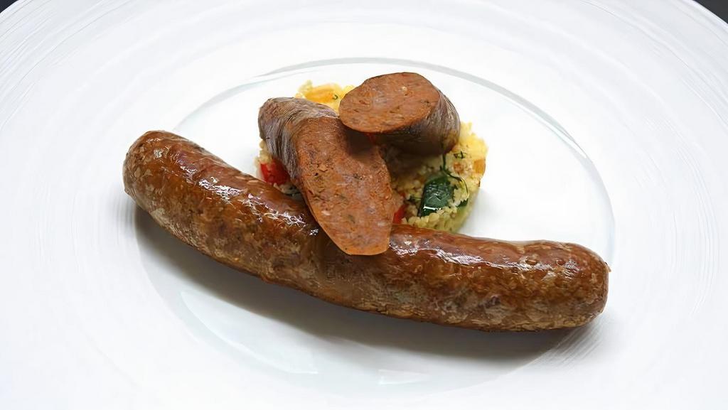 Side Merguez Sausage · Delicious grilled lamb sausage