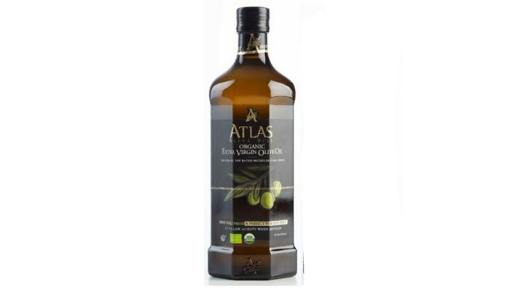 Atlas Extra Virgin Olive Oil · * 750 ml bottle *
Sustainable Bio Moroccan extra virgin olive oil with a low 0.2 acidity.