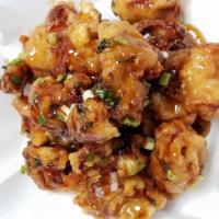 Crunchy Korean Fried Chicken · Boneless Savory Crunchy Chicken Gangjeong