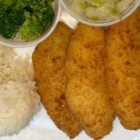 Fried Fish · Deep Fried Breaded Fish & Our Own Sauce