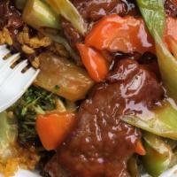 Beef W. Mixed Vegetables · 