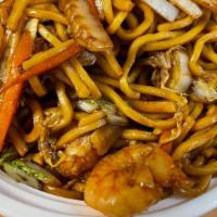 Shrimp Lo Mein · soft noodle