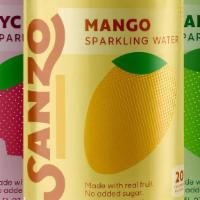 Sanzo · The 1st Asian inspired sparkling water,  real fruit - no added sugar,