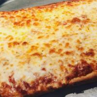 Sicilian Cheese Pizza · 