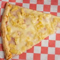 Hawaiian Pie (Pizzetta) · Pineapple, ham and mozzarella. No sauce.
