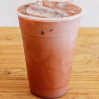 Chocolate · Chocolate blended with oat/almond milk and Black Assam Tea.

One of our most popular!