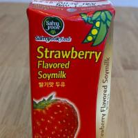 Strawberry Soymilk · The protein in soy milk is healthy, plant-based, and can help support healthy muscles and or...