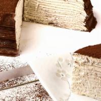 *Chocolate Mille Crepes · A chocolate version of our Original Mille Crêpes. Count and find no less than fifteen paper-...