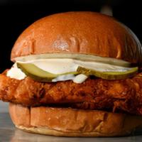 Nashville Hot Chicken Sandwich · Our famous buttermilk fried chicken dipped in sweet and spicy Nashville-Style Hot Sauce, dre...