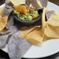 Guacamole & Chips · House made guacamole,  pico de gallo and warm tortilla chips.