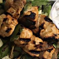 Salad With Chicken · Blackened or breaded chicken.