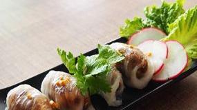 Thai Dumplings (4 Pcs) · Steamed seasoned minced chicken, shrimp, mushroom, and scallion wrapped in wonton pastry. Se...