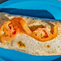 Bistec Burrito · Steak. Tortilla made with corn, wheat or spinach. Stuffed with rice and beans, lettuce, toma...