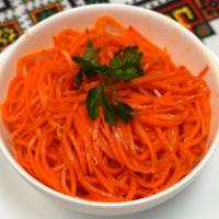 Korean Style Carrot · Pickled carrot with spices.