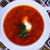 Borsch · Authentic ukrainian red soup.